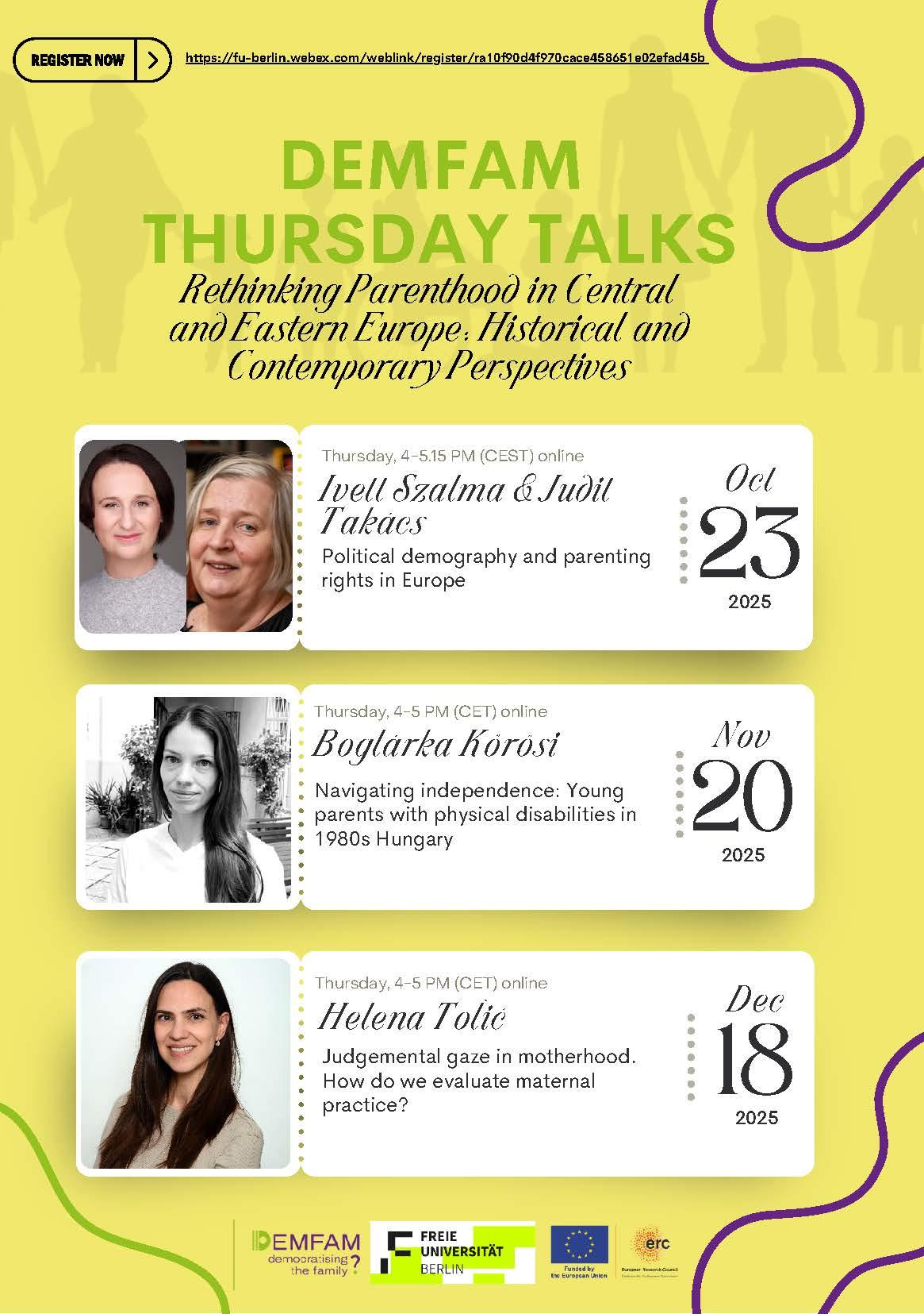 DEMFAM Programme WS 2025/26 Seite 1