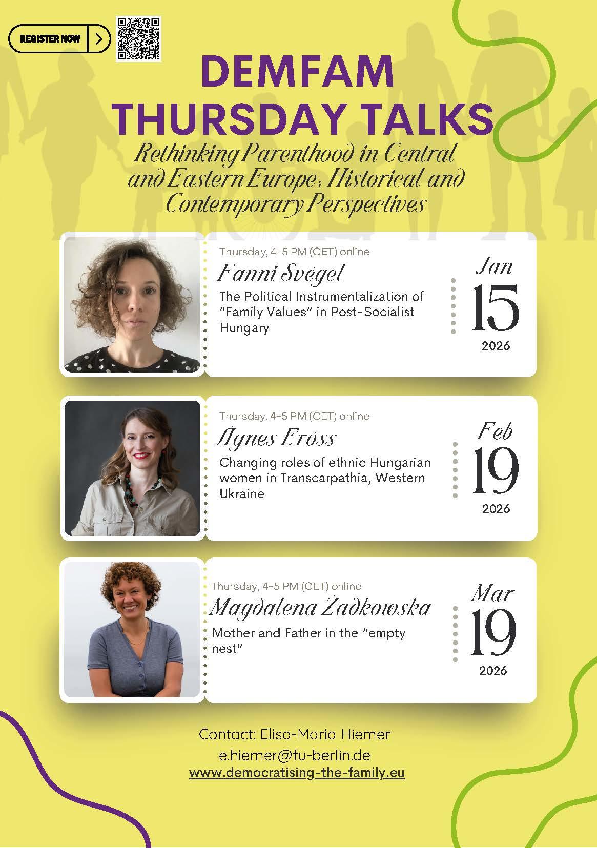 DEMFAM Programme WS 2025/26 Seite 2