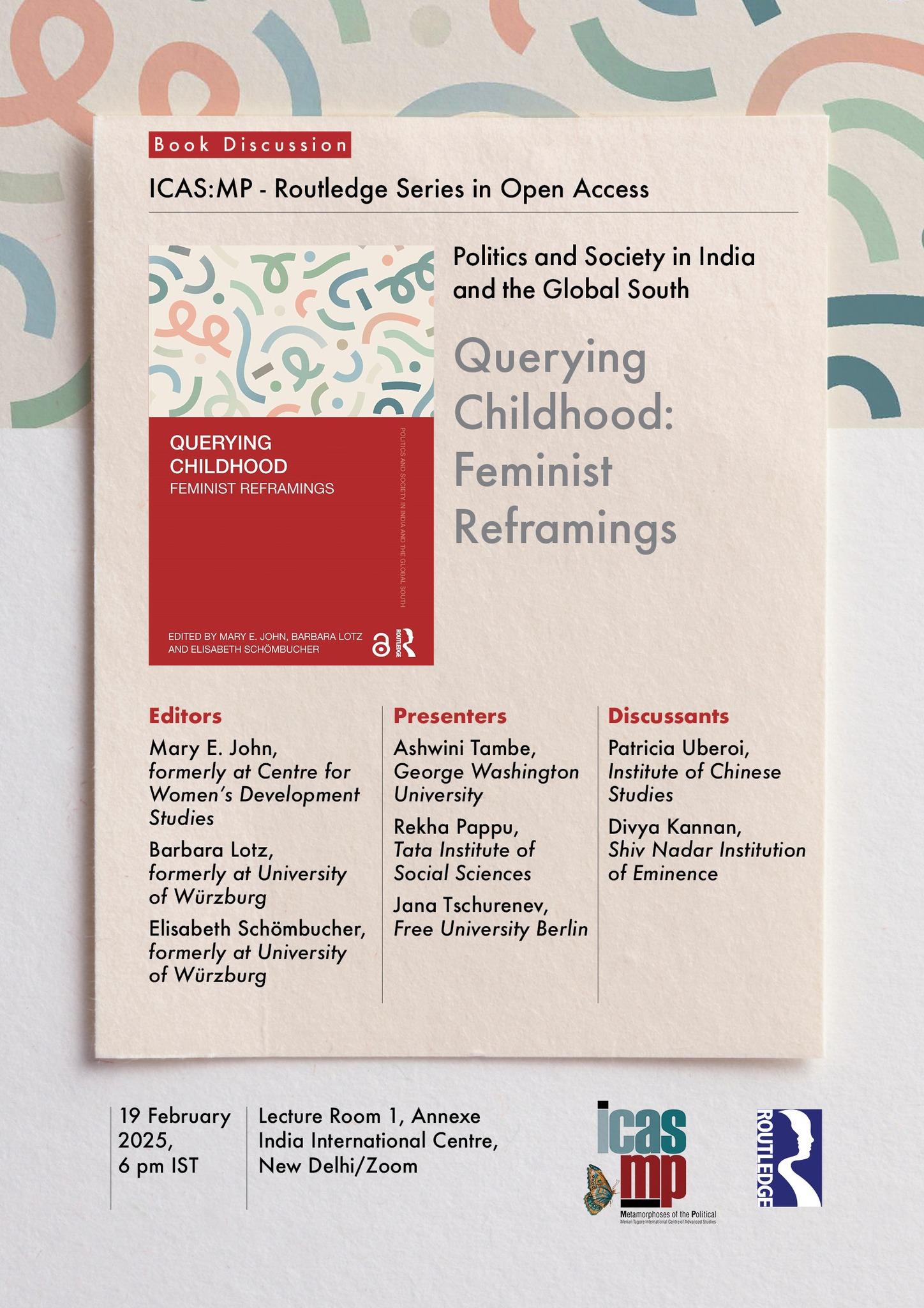 Book Launch Querying Childhood